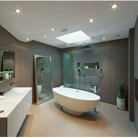 B.K.Licht - 5er Set LED Einbauleuchten, IP65, 5er-Set, Weiß