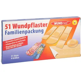 Wundmed Wundpflaster Familienpackung 51 St.