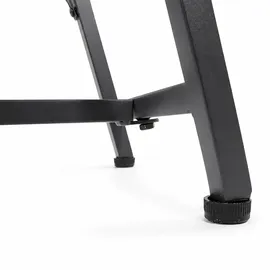 Lemodo Gartenbank 84 x 27 x 45 cm Schwarz