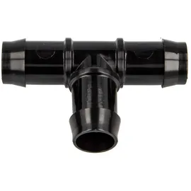 tecuro Schlauchverbinder T-Stück Ø 7 mm schwarz