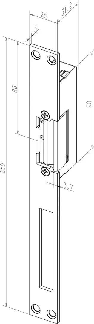 1St. Assaabloy 14E-02135D11 14 E HZ EST, 6-12 V GS/WS UNIVERSAL 14E02135D11 14E-...