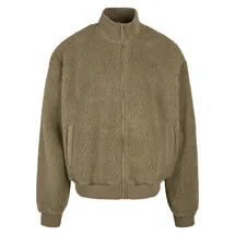 URBAN CLASSICS Boxy Sherpa Jacket tiniolive M