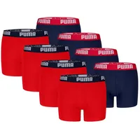 Puma Boxershorts BOYS EVERYDAY BASIC BOXER 8P in Red