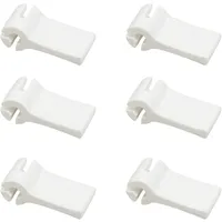 WINDHAGER Klemmhaken, Zubehör für Seilspannmarkise/Sonnensegel, weiß,