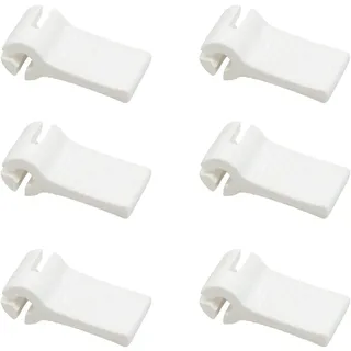 WINDHAGER Klemmhaken, Zubehör für Seilspannmarkise/Sonnensegel, weiß,