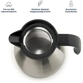 Blumtal Thermoskanne Silber 2,0 l