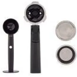 First Austria TZS First Austria Espresso Siebträgermaschine schwarz + 2-in-1 Messlöffel und Tamper