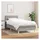 vidaXL Boxspringbett 100 x 200 cm Hellgrau