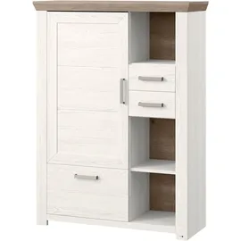 Set One by Musterring Highboard York Dekor Pino-Aurelio / Eiche Nelson