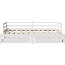 vidaXL Tagesbett 90 x 200 cm Weiß
