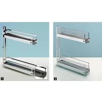 Hettich Frontauszug Classic silber für Actro 150 mm Schrankbreite