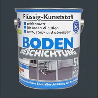 Wilckens Bodenversiegelung Flüssig-Kunststoff Bodenbeschichtung seidenmatt 5 l Anthrazitgrau RAL 7016