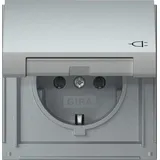 Gira Schuko-Steckdose IP44 Alu 1 St.