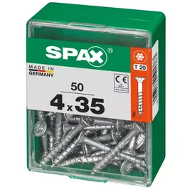 SPAX Senkkopf Universalschraube T-Star plus-Antrieb Ø 4 mm x 35 mm 50 Stück