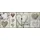 Wash+Dry Vintage Hearts 75 x 190 cm Beige/Grau