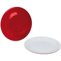 Bo-Camp Frühstücksteller rot 4er Set