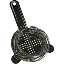 ich-zapfe Julep Sieb, Julip Strainer - CROSS Edelstahl 304 - GMB - Rotgussschwarz