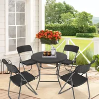 Sekey Balkonset 5 Teilig Klappbar Gartenmöbel Set Klapptisch 4er Set Klappstühle