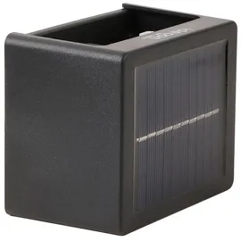 ideoon lights 4er Set LED Solar Wandleuchte Kunststoff 9,0 cm inkl. Akku & Sensor Warmweiss/Kaltweiss