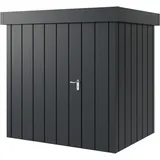 hörmann stauraumsysteme Juno Gerätehaus 2,14 x 1,66 m Anthrazitgrau