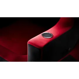 Diablo Chairs Diablo Gaming Sessel Gamer Stuhl Aufblasbar, Belastbar bis 120 kg, Schwarz-Rot + Luftpumpe - Schwarz