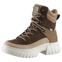 Rieker Schnürboots, Outdoorboots, Winterboots mit wasserabweisender R-TEX-Membran Gr. 40, braun-beige, , 91725006-40