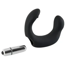 REBEL Prostatavibrator Prostate Stimulator'| Vibrobullet herausnehmbar, schwarz
