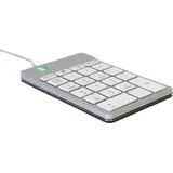 R-Go Tools R-Go Numpad Break, silber/weiß, USB-A (RGOCONMWDWH)