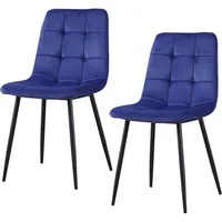 Hti-Living Mesa 2 St. Velvet blau