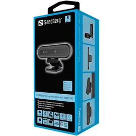 Sandberg Face Recognition Webcam Schwarz
