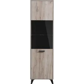 INOSIGN Vitrine Umbria 53,5 x 33 x 191,5 cm Grau