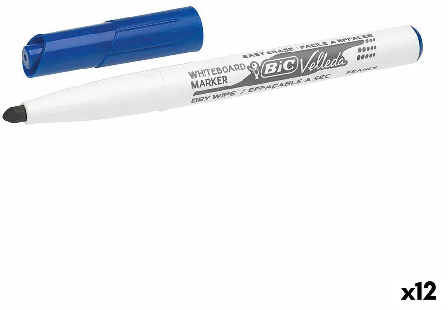 Schiefermarker Bic Velleda 1741 Blau Weiß – Präzision für glatte Oberflächen