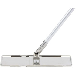 PPS Pfennig Reinraum Mopphalter Edelstahl Invers, Autoklavierbar, Edelstahlplatte an der Unterseite, Breite: 40 cm, mit Stielaufnahme