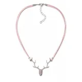 Allgäu Rebell Collier Rosi rosa/Metall
