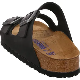 Birkenstock Arizona Weichbettung Naturleder geölt schwarz 46