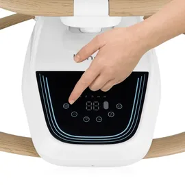 lionelo Babywippe mit Melodie OLIVIA Beige Natur + Fernbedienung - Beige