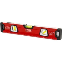 Stier Premium Wasserwaagen-Set, Magnet & 3 Libellen, 400 |