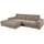 KAWOLA Ecksofa LANA Sofa taupe Cord