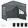 Sekey Faltpavillon 3 x 3 m inkl. 4 Seitenteile Grau