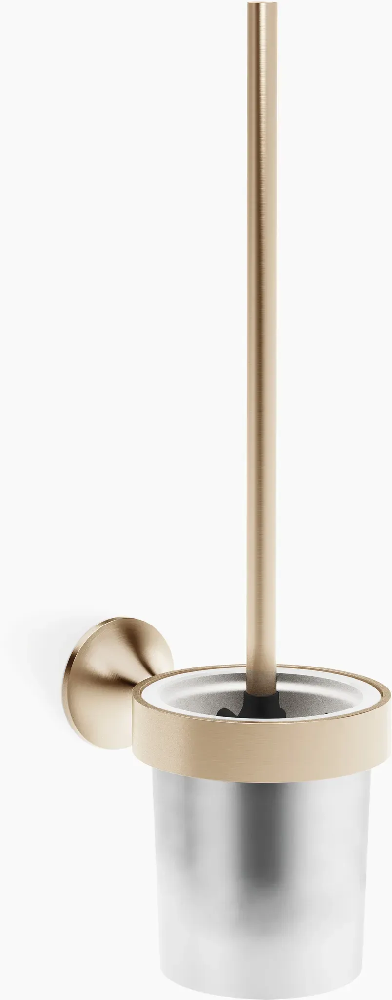 Dornbracht VAIA Toilettenbürstengarnitur, Wandmodell, 83900809-46, Farbe: Champagne gebürstet