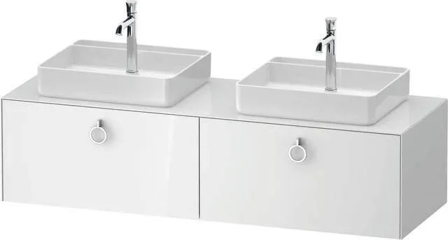 Duravit White Tulip Waschtischunterbau 1600 x 550mm - Weiß Hochglanz