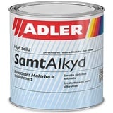 ADLER Samtalkyd Mattlack - RAL3000 Feuerrot 750 ml - Premium Kunstharzlack matt, Decklack für innen und außen mit guter Wetter- und Vergilbungsbeständigkeit, Bootslack Qualität