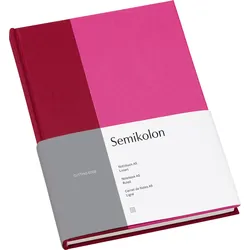 Cutting Edge Liniertes Notizbuch A5 himbeerrot-fuchsie