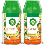 Airwick Air Wick 2x 250ml, Nachfüller, ätherische Öle, Doppelpack, Citrus