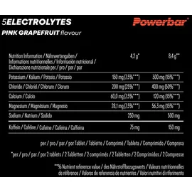 Powerbar 5Electrolytes Pink Grapefruit Tabletten 12 x 10 St.