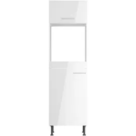 OPTIFIT Hochschrank Optikomfort Rurik986 60 x 58,4 x 211,8 cm Weiß
