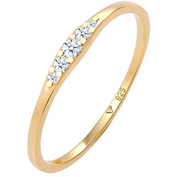 Elli DIAMONDS Verlobungsring Diamant (0.07 ct) Bridal 925 Silber Ringe   Damen 
