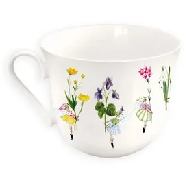 Grätz Verlag Kaffeetasse 0,4 l Blumen