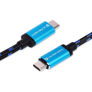 Ultra HDTV USB 3.1 Lade-Kabel Typ-C GEN2-1 Meter Daten-Kabel mit E-Mark Chip & 60W (20V 3A) PD Ladeleistung - 10 Gbps Datenübertragung - 4K bei 60Hz