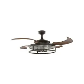 Fanaway Classic 122 cm Deckenventilator brushed bronze/braun mit Licht inkl. Fernbedienung